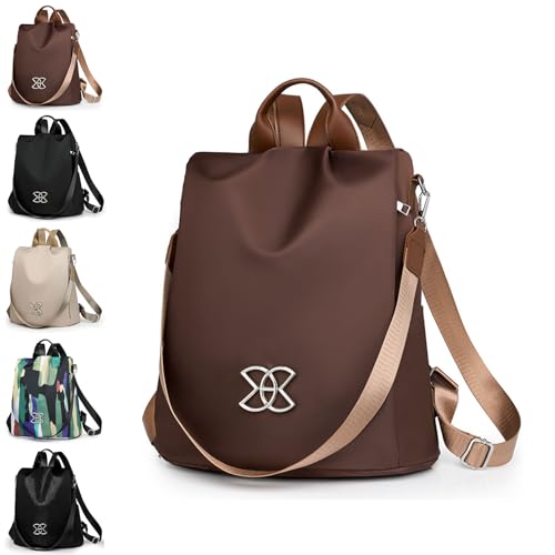 Tomihi Backpack, Tomihi Anti-Theft Backpack, Tomihi Large Capacity Crossbody, For Daily Use and Travel (Brown) von SFHG