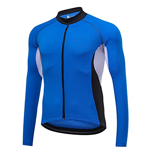 SFITVE Fahrradjacke Herren Wasserdicht Atmungsaktiv,Fahrrad Regenjacke mit Taschen,Schnell Trocknend Leichte Fahrradjacken Windjacke für Radfahren,Laufen,Wandern,Bergsteigen(Size:L,Color:Blau) von SFITVE