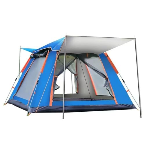 SFKLYU 3/4 Personen Campingzelt Großes Familienzelt mit Doppelschicht Tragbares Pop Up Zelt für Outdoor Camping Wandern Rucksackreisen,A3 von SFKLYU