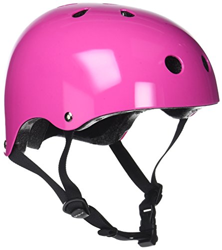 Helm für Skater,Scooter,Biker (Fluo Pink, XXS - XS / 49 - 52 cm) von SFR