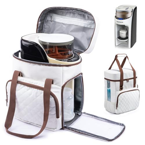 SFYBYHEART Tragetasche kompatibel mit Baby Brezza Formula Pro Advanced Formula Dispenser Maschine Tragetasche – Baby Formel Mixer Reisetasche mit Taschen für Baby Essentials, Pumpen, Babyflaschen von SFYBYHEART