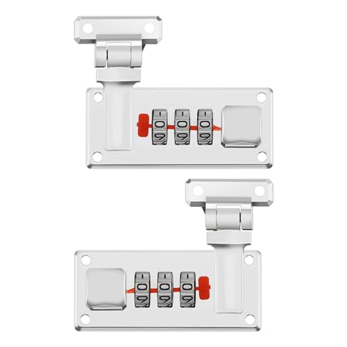 SG Store 2 Stück Koffer-Zahlenschloss Gepäck-Haspe Zahlenschloss Gepäck-Haspe-Schloss Digitales Passwortschloss für Gepäck Aluminium-Box Kosmetikkoffer Silber SG Store 2 Stück Koffer-Zahlenschloss Gepäck-Haspe Zahlenschloss Gepäck-Haspe-Schloss Digitales Passwortschloss für Gepäck Aluminium-Box Kosmetikkoffer Silber von SG Store