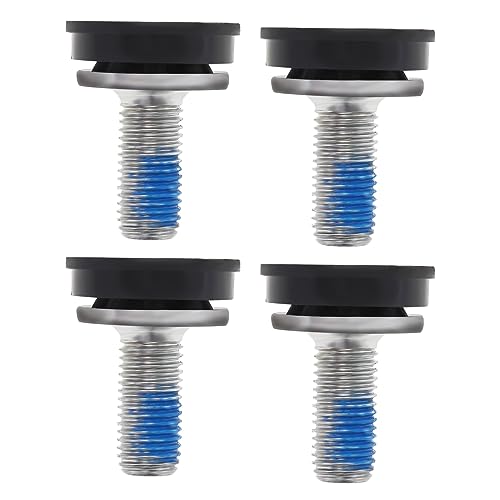 SG Store 4Pcs Fahrrad M8 Kurbelschraube 8mm Hex Befestigungsschrauben Fahrrad Tretlager Achsschrauben Kompatibel mit ISIS Innenlager Kurbelsystemen Stahl von SG Store