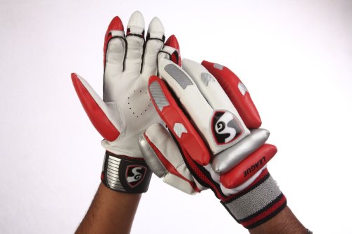 SG Batting Gloves League | LH, Youth Size, Multicolor | Professional Grade Padded Gloves | Superior Finger Protection | Comfortable & Durable Wicketkeeper Gloves for Junior Cricketers SG Batting Gloves League | LH, Youth Size, Multicolor | Professional Grade Padded Gloves | Superior Finger Protection | Comfortable & Durable Wicketkeeper Gloves for Junior Cricketers von SG