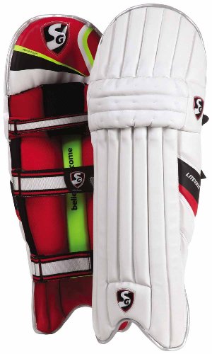SG Litevate Batting Leg Guards | Leg Protection for Cricket | Cricket Safety Gear | Accessories | Cricket Pads | Batting Leg Armor SG Litevate Batting Leg Guards | Leg Protection for Cricket | Cricket Safety Gear | Accessories | Cricket Pads | Batting Leg Armor von SG