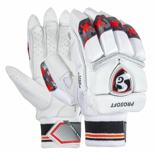 SG Prosoft Cricket Batting Gloves | Multicolor | Size: Youth | for Left-Hand Batsman von SG