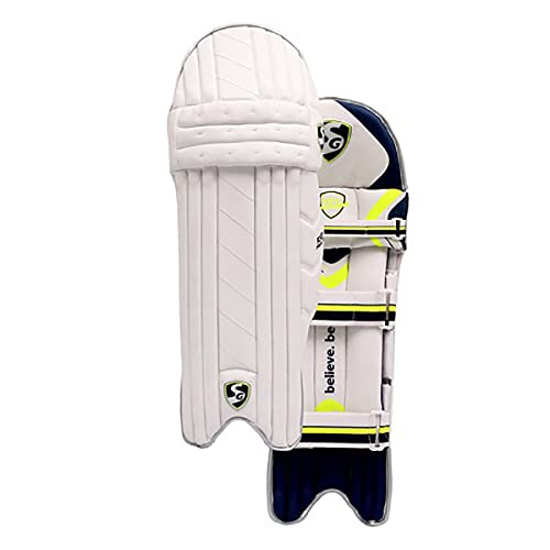 SG RSD Prolite Batting Leg Guard for Men & Boys | Colour: White | Size: Men | for Right-Hand Batsman | Closure Type: Hook and Loop | Leg Protection for Cricket | Cricket Safety Gear | Cricket Pads SG RSD Prolite Batting Leg Guard for Men & Boys | Colour: White | Size: Men | for Right-Hand Batsman | Closure Type: Hook and Loop | Leg Protection for Cricket | Cricket Safety Gear | Cricket Pads von SG