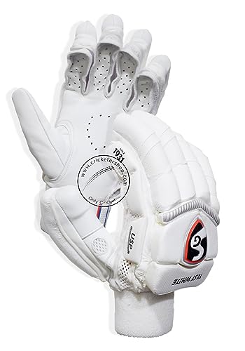 SG Test White Cricket Batting Gloves Mens Size von SG