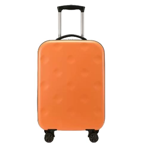 SGKOMN Faltbarer Koffer, leicht, Universal-Rad, Reiseschloss für Geschäftsreisen, Reisen (Orange, 50,8 cm) von SGKOMN