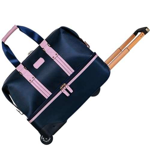 SGKOMN Handgepäck 20-Zoll-Reisekoffer Doppellagige Reisetasche für Kleidung Abriebfester Koffer Handgepäck Handgepäck(B 20inch) von SGKOMN