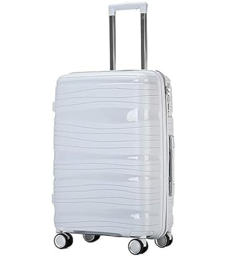 SGKOMN Handgepäckkoffer, Reisekoffer mit Spinner-Rädern, leichte ergonomische Griffe, Reisekoffer, Handgepäck(E 24in) von SGKOMN