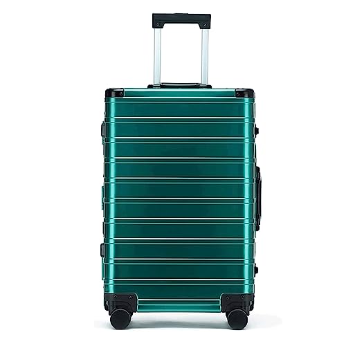 SGKOMN Handgepäckkoffer Aluminium-Magnesium-Legierung Trolley Koffer mit Rollen Luxus Hartseite Großraumkoffer von SGKOMN