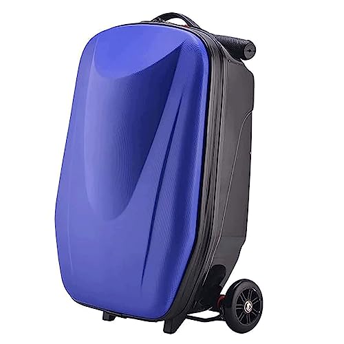 SGKOMN Rollkoffer, Kleiner Handgepäckkoffer, Trolley aus Aluminiumlegierung, Bordkoffer, Verschleißfest und Stoßdämpfend(Blue) von SGKOMN