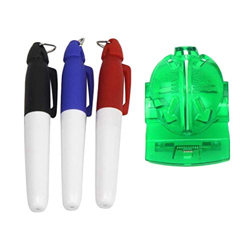 SGerste Golf Ball Marker Line Drawing Tool 3 Farben Stifte Putt Training Template Liner SGerste Golf Ball Marker Line Drawing Tool 3 Farben Stifte Putt Training Template Liner von SGerste
