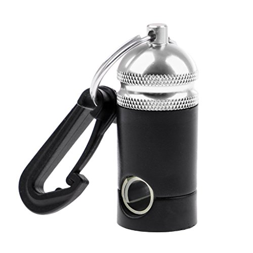 SGerste Silber Schwarz Universal Langlebige Antirost vergoldet Aluminium Regulator Octopus Schlauch Halter Halterung Keeper & Clip für Tauchen Schnorcheln Dive Diver von SGerste