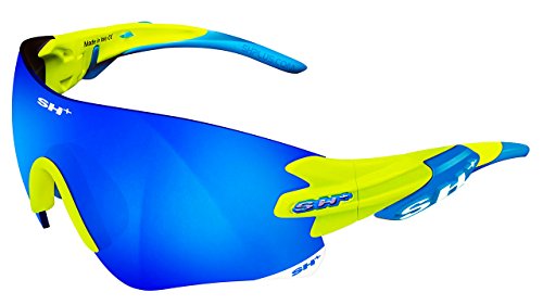 SH Plus RG 5200, Brille Unisex Erwachsene M Giallo/Revo Laser Blu von SH Plus