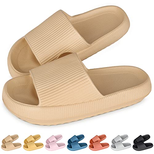 Cozislides Original Slippers Cloudyzz Schlappen Wolke Hausschuhe Gummi Home Slippers Badeschuhe rutschfeste Pantoletten Sommer Garten Badelatschen Flip Flops für Damen Herren Khaki 38/39 EU Cozislides Original Slippers Cloudyzz Schlappen Wolke Hausschuhe Gummi Home Slippers Badeschuhe rutschfeste Pantoletten Sommer Garten Badelatschen Flip Flops für Damen Herren Khaki 38/39 EU von SHAINE