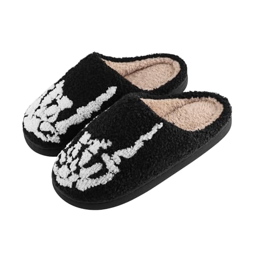 Hausschuhe Damen Herren Winter, Plüsch Pantoffeln Frauen, Flauschige Warme Slippers, Kuschelig Rutschfeste Plüschhausschuhe für Indoor Outdoor, Hauspantoffeln für Halloween Weihnachten, 38/39EU Hausschuhe Damen Herren Winter, Plüsch Pantoffeln Frauen, Flauschige Warme Slippers, Kuschelig Rutschfeste Plüschhausschuhe für Indoor Outdoor, Hauspantoffeln für Halloween Weihnachten, 38/39EU von SHAINE