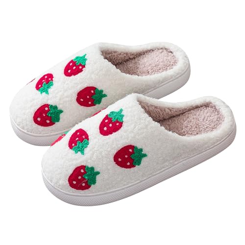 Hausschuhe Damen Herren Winter, Plüsch Pantoffeln Frauen, Flauschige Warme Slippers, Kuschelig Rutschfeste Plüschhausschuhe für Indoor Outdoor, Hauspantoffeln für Halloween Weihnachten, 38/39EU Hausschuhe Damen Herren Winter, Plüsch Pantoffeln Frauen, Flauschige Warme Slippers, Kuschelig Rutschfeste Plüschhausschuhe für Indoor Outdoor, Hauspantoffeln für Halloween Weihnachten, 38/39EU von SHAINE
