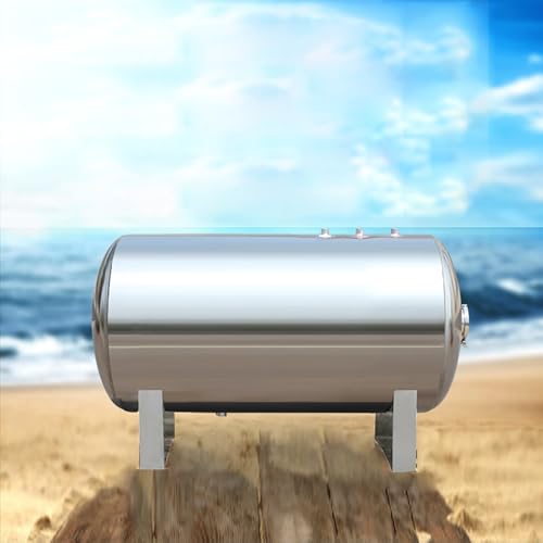 SHANGDAOYU Heavy Duty 304 Edelstahl Drucktank, Drucktank für Brunnenpumpe, Home Pressurized Storage Tank Kit für Well Water Boosting((135x75cm/53x29in) 500L/132Gal) von SHANGDAOYU