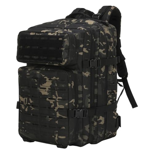 SHANNA Trekkingrucksack, Wanderrucksäcke Militärrucksack 45L Armee Rucksack MOLLE Assault Pack Taktischer Kampfrucksack für Outdoor Wandern Camping Trekking Angeln Jagd SHANNA Trekkingrucksack, Wanderrucksäcke Militärrucksack 45L Armee Rucksack MOLLE Assault Pack Taktischer Kampfrucksack für Outdoor Wandern Camping Trekking Angeln Jagd von SHANNA
