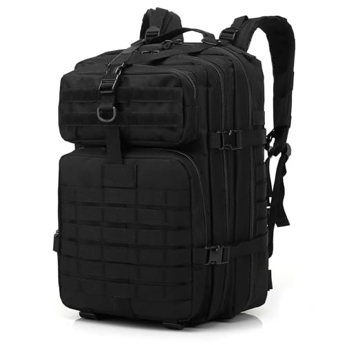 SHANNA Trekkingrucksack, Wanderrucksäcke Militärrucksack 45L Armee Rucksack MOLLE Assault Pack Taktischer Kampfrucksack für Outdoor Wandern Camping Trekking Angeln Jagd SHANNA Trekkingrucksack, Wanderrucksäcke Militärrucksack 45L Armee Rucksack MOLLE Assault Pack Taktischer Kampfrucksack für Outdoor Wandern Camping Trekking Angeln Jagd von SHANNA