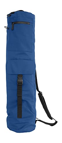 SHANTI NATION - Mat Bag XL - Yogatasche für Yogamatten - ideale Tasche für Shanti Mat Pro XL - auch geeignet für Matten mit 68 cm Breite - praktisch und komfortabel - Schulterpolster - Royalblau von SHANTI NATION