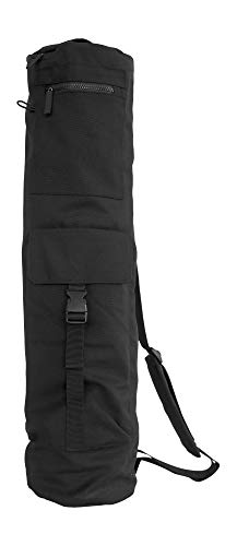 SHANTI NATION - Mat Bag XL - Yogatasche für Yogamatten - ideale Tasche für Shanti Mat Pro XL - auch geeignet für Matten mit 68 cm Breite - praktisch und komfortabel - bequemes Schulterpolster - Black von SHANTI NATION