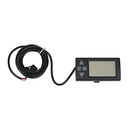 SHAPOKY 36V-48V LCD Ebike Display mit Stecker für E-Bike BLDC Controller Bedienfeld S861 von SHAPOKY