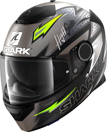 Shark Spartan 1.2 Adrian Parassol Mat Anthracite Black Yellow AKY Shark Spartan 1.2 Adrian Parassol Mat Anthracite Black Yellow AKY von SHARK