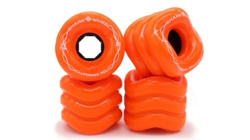 Shark Wheel 60mm 78a Skateboard Cruising Wheels California Roll Orange 4er Set Rollen Shark Wheel 60mm 78a Skateboard Cruising Wheels California Roll Orange 4er Set Rollen von Shark Wheel