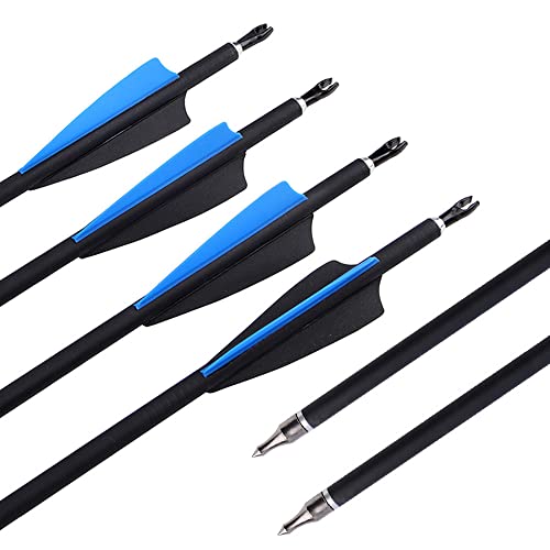 SHARROW 12x Carbonpfeile 30.5 Zoll Bogenpfeile Jagd Pfeile für Bogen Spine 500 für Recurvebogen Compound Bogen SHARROW 12x Carbonpfeile 30.5 Zoll Bogenpfeile Jagd Pfeile für Bogen Spine 500 für Recurvebogen Compound Bogen von SHARROW