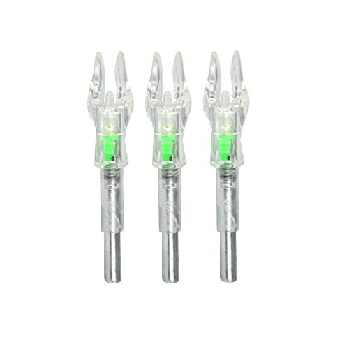 SHARROW 6/12 Stück Pfeil Nocken Leuchtnocken Licht Automatisch beleuchtete für Innendurchmesser 4,2mm Pfeilwelle, Armbrust Compoundbogen Sport Bogenschießen Training Pfeil Zubehör (Grün, 12 PCS) SHARROW 6/12 Stück Pfeil Nocken Leuchtnocken Licht Automatisch beleuchtete für Innendurchmesser 4,2mm Pfeilwelle, Armbrust Compoundbogen Sport Bogenschießen Training Pfeil Zubehör (Grün, 12 PCS) von SHARROW