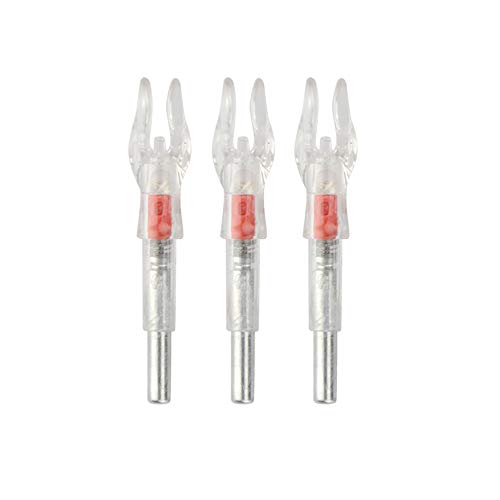 SHARROW 6/12 Stück Pfeil Nocken Leuchtnocken Licht Automatisch beleuchtete für Innendurchmesser 4,2mm Pfeilwelle, Armbrust Compoundbogen Sport Bogenschießen Training Pfeil Zubehör (Rot, 6 Stücke) SHARROW 6/12 Stück Pfeil Nocken Leuchtnocken Licht Automatisch beleuchtete für Innendurchmesser 4,2mm Pfeilwelle, Armbrust Compoundbogen Sport Bogenschießen Training Pfeil Zubehör (Rot, 6 Stücke) von SHARROW