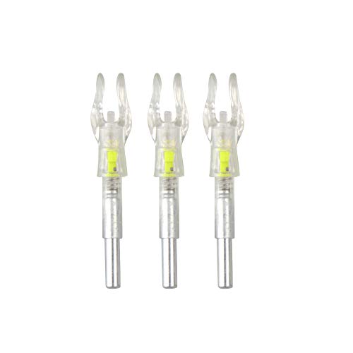 SHARROW 6/12 Stück Pfeil Nocken Leuchtnocken Licht Automatisch beleuchtete für Innendurchmesser 4,2mm Pfeilwelle, Armbrust Compoundbogen Sport Bogenschießen Training Pfeil Zubehör (Gelb, 6 Stücke) SHARROW 6/12 Stück Pfeil Nocken Leuchtnocken Licht Automatisch beleuchtete für Innendurchmesser 4,2mm Pfeilwelle, Armbrust Compoundbogen Sport Bogenschießen Training Pfeil Zubehör (Gelb, 6 Stücke) von SHARROW