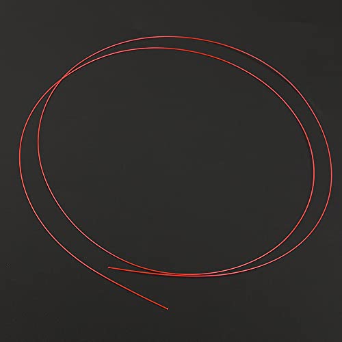 SHARROW 6 Meter Bogenschießen Ersatz Faser Optische Stäbe für Compound Bogenvisier Fluoreszenz Glasfaser Sicht Ersatzstab 0.5/0.75/1.0mm Durchmesser Erhältlich (Rot, 1.0mm) von SHARROW