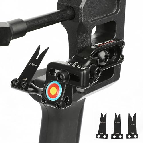 SHARROW Bogenschießen Pfeilauflage für Compoundbogen Einstellbar Aluminium Compound Bogen Pfeilauflage mit 3 austauschbaren Stahlplatten Bogensport Zubehör SHARROW Bogenschießen Pfeilauflage für Compoundbogen Einstellbar Aluminium Compound Bogen Pfeilauflage mit 3 austauschbaren Stahlplatten Bogensport Zubehör von SHARROW