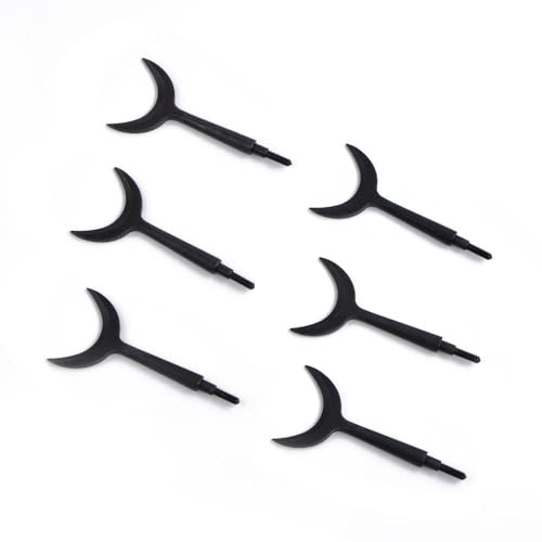 SHARROW Bogenschießen Traditionelle Jagdspitzen Traditionelle Jagdspitzen Einschraubbare Jagdspitzen Pfeilspitzen aus massivem Metall für das Jagdzielschießen (12Pcs, Typ2) von SHARROW