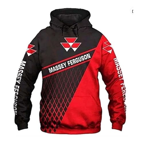 SHAYUSET Herren Pullover Hoodie, Massey-Ferguson 3D Drucken Kapuzenjacke Sweatshirt, Lose Polyester Langarm Kapuzenpulli, Kapuzenpullover Jacke Mit Kängurutasche,XL,Red SHAYUSET Herren Pullover Hoodie, Massey-Ferguson 3D Drucken Kapuzenjacke Sweatshirt, Lose Polyester Langarm Kapuzenpulli, Kapuzenpullover Jacke Mit Kängurutasche,XL,Red von SHAYUSET