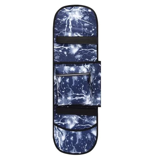Faltbarer Skateboard-Rucksack, langlebige Skateboard-Tasche for Herren und Damen, Sport, wasserdicht, Longboard-Rucksack, Outdoor-Sport-Zubehör Skateboard Tasche (Color : Blue 1) von SHBHWS