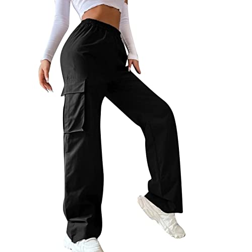 Biker Jeans Mit Protektoren Kreuz Hose Bunte Hosen Damen Sommerhosen Damen Weihnachtsleggins Frauen High Waist Sport Leggings Damen Pant Sporthosen Für Damen 3/4(Schwarz,L) von SHE.White