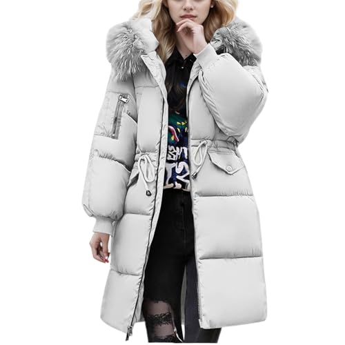 Blitzangebote Des Tages, Fleecejacke Damen Wintermantel Damen Warm Winterjacke Steppjacke Leichte Winddicht Übergangsjacke Winter Warme Wintermantel Für Frauen Funktionsjacke Damen Wintermantel Damen von SHE.White