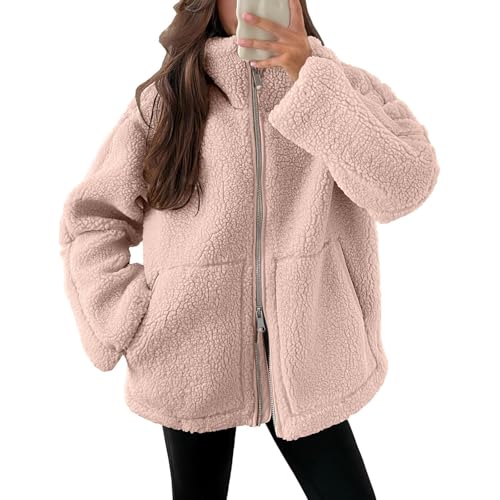 Gutscheine Zum Selber Ausfüllen, Cardigan Damen Lang Jacken Damen Fleecejacke Übergangsjacke Winter Plüschjacke Mit Reißverschluss Mantel Langarm Wintermantel Kleid Winter Damen Teddy Mantel Damen von SHE.White