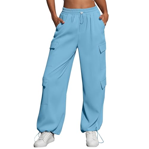 Gutscheine Zum Selber Ausfüllen, Jogginghose Damen Baumwolle Hose Weites Bein Baggy Jogginghose Hoher Taille Sweatpants Mit Taschen Outdoor Sporthose Trainingsanzug Schlupfhose Kurzgröße von SHE.White