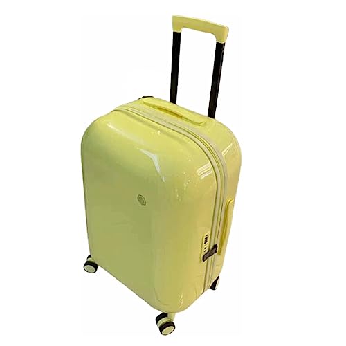 SHENGQIUS Tragbarer Koffer, Koffer mit Rollen, Handgepäck, USB-Aufladung, mit Getränkehaltern, sicherer TSA-Koffer mit Zahlenschloss von SHENGQIUS