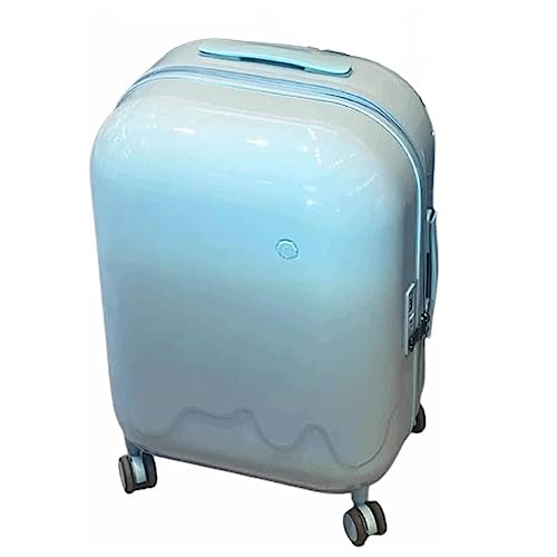 SHENGQIUS Tragbarer Koffer, Koffer mit Rollen, Handgepäck, USB-Aufladung, mit Getränkehaltern, sicherer TSA-Koffer mit Zahlenschloss von SHENGQIUS