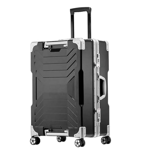 SHENGQIUS Tragbarer Koffer, Koffer mit Rollen, leichtes Gepäck, Kratzfest, Handgepäck mit großer Kapazität für Reisekoffer von SHENGQIUS