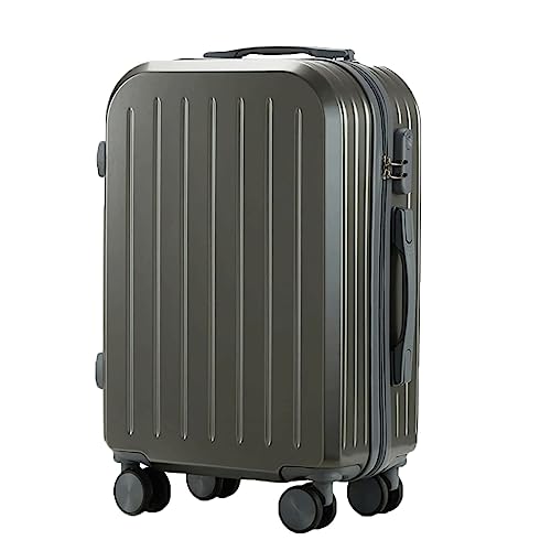 SHENGQIUS Tragbarer Koffer Koffer mit Rollen Großraum-Langlebiges Gepäck Handgepäck für Studenten Sicherheits-Zahlenschloss Damenkoffer von SHENGQIUS