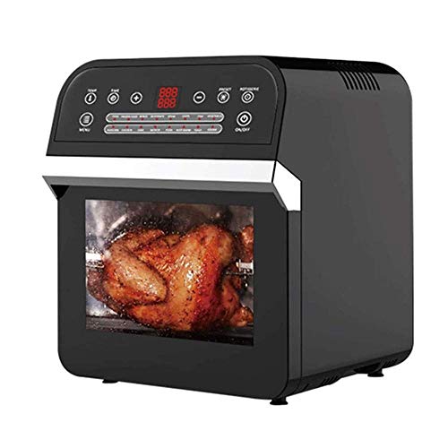 12L Airfryer mit großer Kapazität, 16-in-1 Airfryer Backofen Toaster Rotisserie und Dehydrator mit LED Digital Touchscreen 1600W Backofen für die Arbeitsplatte Ölfrei Jede Familie Vision lofty von SHERAF