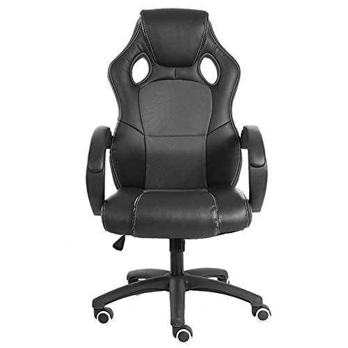 SHERAF Computer-Gaming-Stuhl, ergonomischer Bürostuhl mit hoher Rückenlehne, höhenverstellbar, Rennsport-Sitz, E-Sport-Sessel, Drehsessel für (Gaming-Stuhl) (Grau) Lofty Ambition von SHERAF